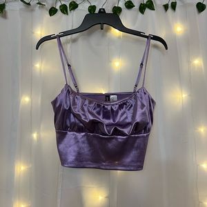 H&M satin top